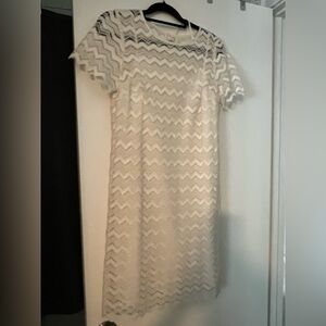 Elegant off white Lace Dress